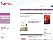 Tablet Screenshot of crotona.de